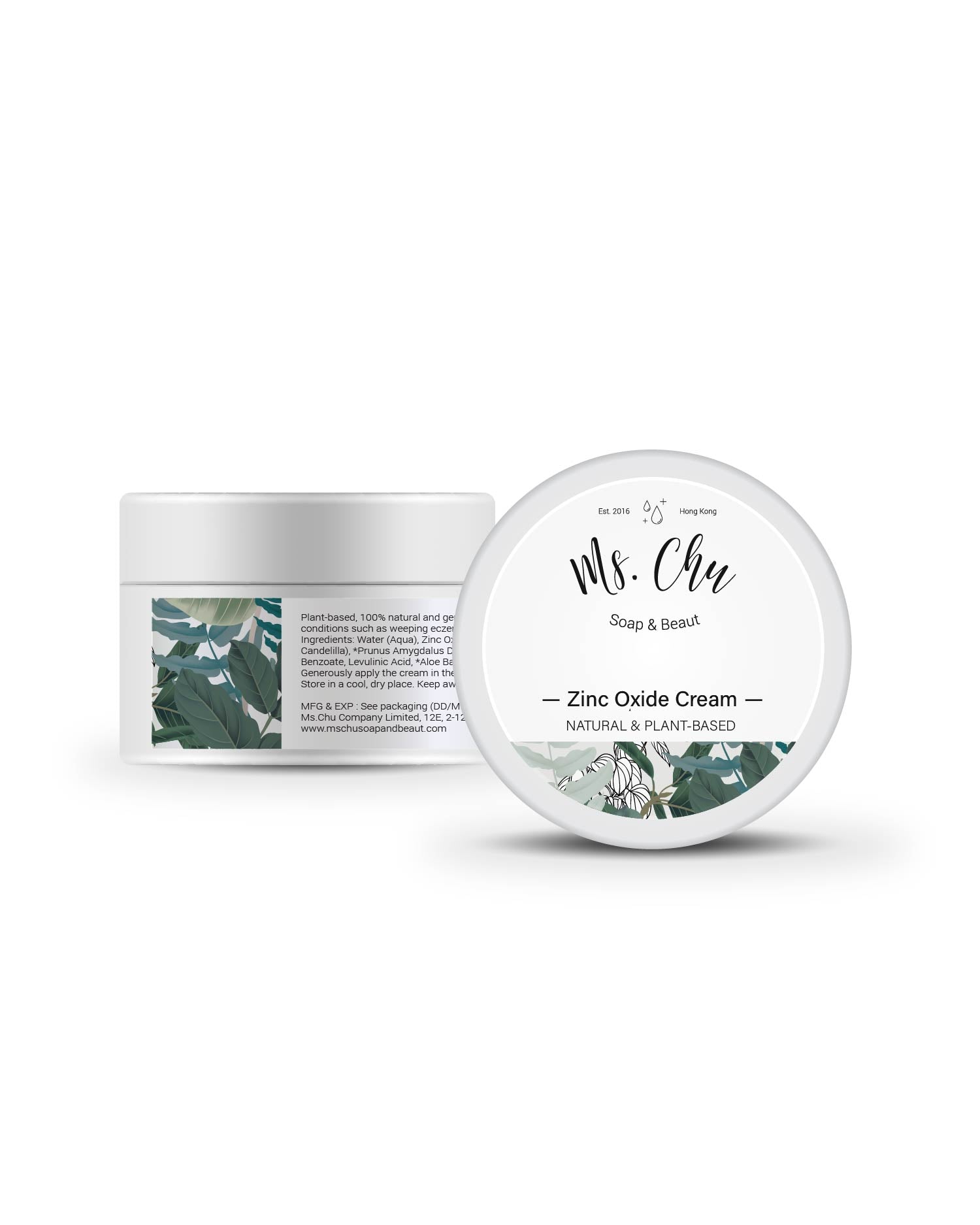 Moisturising Zinc Oxide - Ms. Chu Soap & Beaut